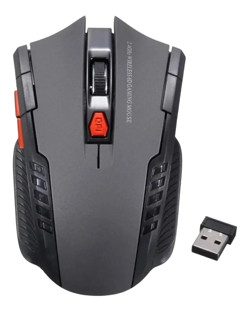 Raton Inalambrico 2.4 Ghz , Receptor Usb Para Jugadores